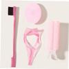 Portable Makeup Brush Set with Double-Sided Eyebrow Brush view 4