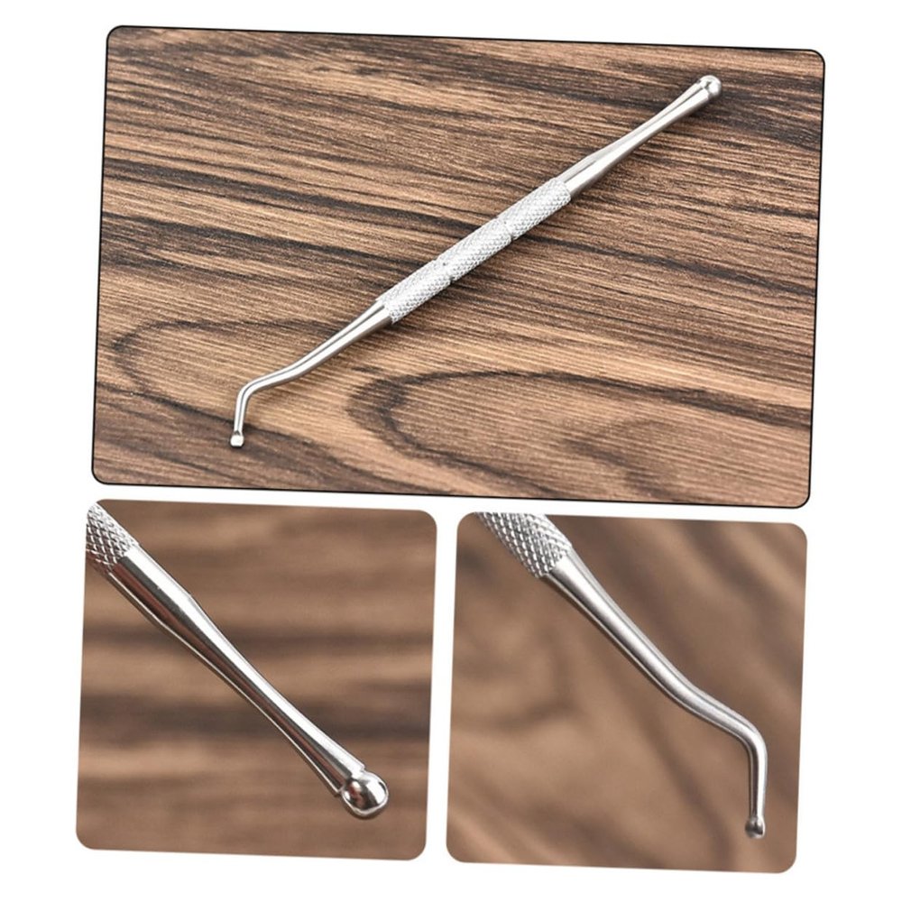 Alipis 5-Piece Stainless Steel Nail File Set for Fingernails and Toenails