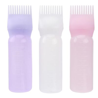 120 ml Plastic Hair Dye Applicator Bottle for Salon and Home
