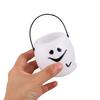 Homoyoyo 12-Piece Plastic Halloween Ghost Buckets with Handles, Large-Capacity Candy Holders for Snacks and Small Gifts, Reusable for Parties view 4