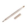 LRXIYODE Double-Ended Gold-Tone Metal Lip Brush Applicator for Lipstick and Lip Gloss view 1