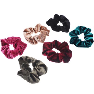 STOBAZA 6-Piece Pack of Colorful Hair Ties for Women, Teens, and Girls