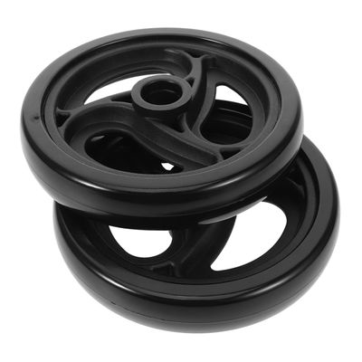 MOLUCKFU 2-Piece Heavy-Duty Casters for Shopping Carts, Replacement Swivel Wheels, High Wear Resistance, Tool-Free Installation, Compatible with Various Transport Cart Models