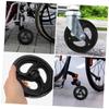 MOLUCKFU 2-Piece Heavy-Duty Casters for Shopping Carts, Replacement Swivel Wheels, High Wear Resistance, Tool-Free Installation, Compatible with Various Transport Cart Models view 3