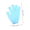 Ipetboom 4-Pair Exfoliating Gloves for Bath and Shower, Five-Finger Deep-Cleansing Gloves view 2