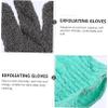 Ipetboom 4-Pair Exfoliating Gloves for Bath and Shower, Five-Finger Deep-Cleansing Gloves view 3