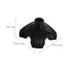 Non-Slip Black Four-Prong Rubber Cane Tips view 2