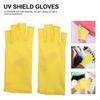 OATIPHO 1 Pair Half-Finger Polyester Manicure Gloves with UV Protection view 4