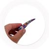 2-Piece Blue Alloy Palace-Style Fingernail Claw Rings view 3