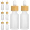 TINEASUR 8-Pack 20ml Matte Glass Bottles with Droppers, Reusable Small Dropper Bottles for Essential Oils, Travel-Friendly view 1