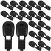 PHENOFICE 100-Piece Black Nylon Shoelace End Caps view 1
