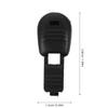 PHENOFICE 100-Piece Black Nylon Shoelace End Caps view 2