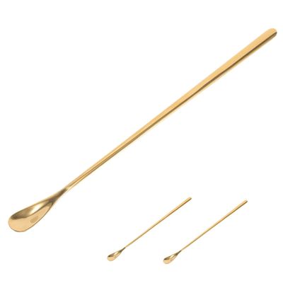 LOLIPPYY Reptile Feeding Spoons, 3-Piece Stainless Steel Set, Spoon-Shaped, Stylish and Easy to Use