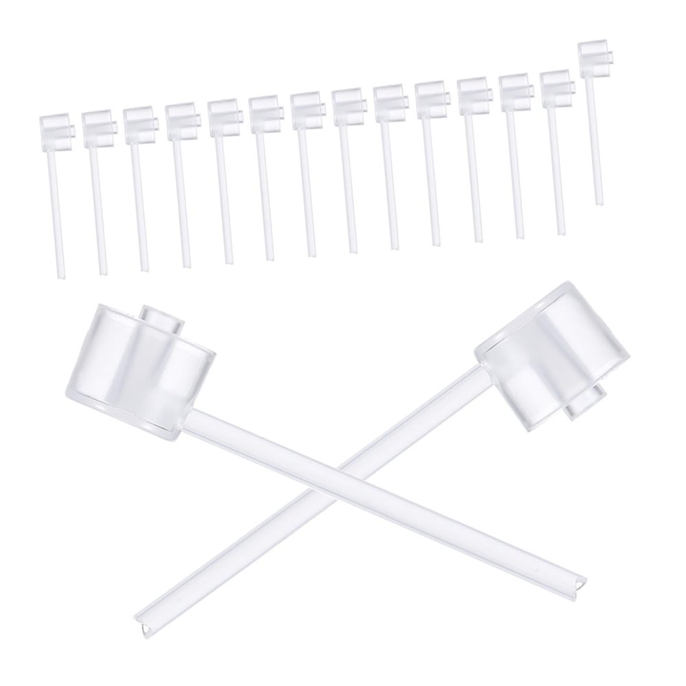 STOBAZA 60-Piece Perfume Refill Pump Set, Plastic Spray Heads and Liquid Dispensers for Small Bottles