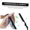 Hair-Thinning Razor Blades, 11-Piece, Black, Hairdressing Texturizing Tool view 3