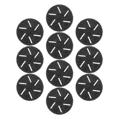 Black Replacement Roller Heads for Electric Foot Files