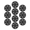Black Replacement Roller Heads for Electric Foot Files view 1