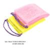 ULTECHNOVO 2-Piece Exfoliating Shower Towel with Pull Cord, Double-Sided Back Scrubber, Coarse Texture, Quick-Lathering, Lightweight for Travel and Camping view 2