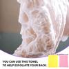 ULTECHNOVO 2-Piece Exfoliating Shower Towel with Pull Cord, Double-Sided Back Scrubber, Coarse Texture, Quick-Lathering, Lightweight for Travel and Camping view 4