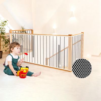 Stair Safety Net 95 x 550 cm, Durable Railing Net for Babies and Pets