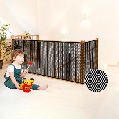 Stair Safety Net 120 x 480 cm, Black