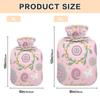 Hot Water Bottle with Soft Cover, 2 L, for Hand and Foot Warming view 3