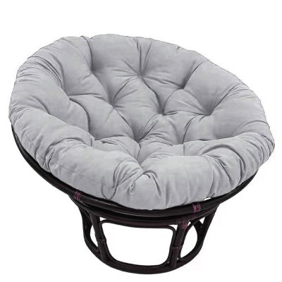 Round Dog Bed, Soft and Comfortable Pet Lounge Cushion for Indoor and Outdoor Use, Removable Cover, Gray, 100 x 100 cm