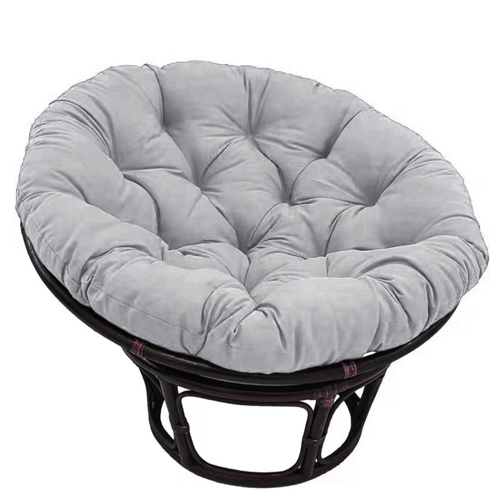 Round Dog Bed, Soft and Comfortable Pet Lounge Cushion for Indoor and Outdoor Use, Removable Cover, Gray, 100 x 100 cm