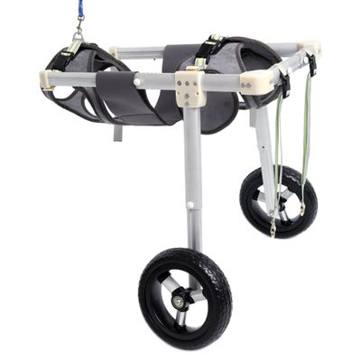 Adjustable 2-Wheel Dog Wheelchair for Rear-Leg Support, 5–60 kg