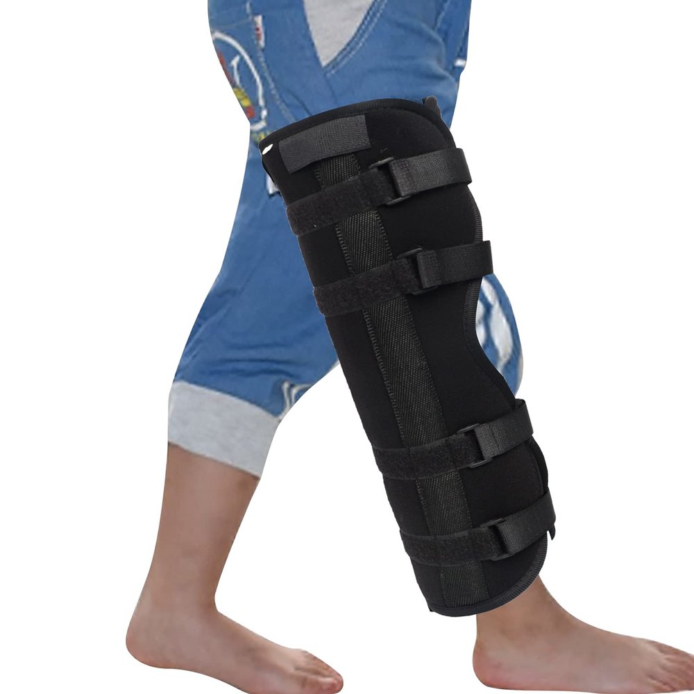 Kids' Adjustable Knee Brace with Stabilizing Support, Size S