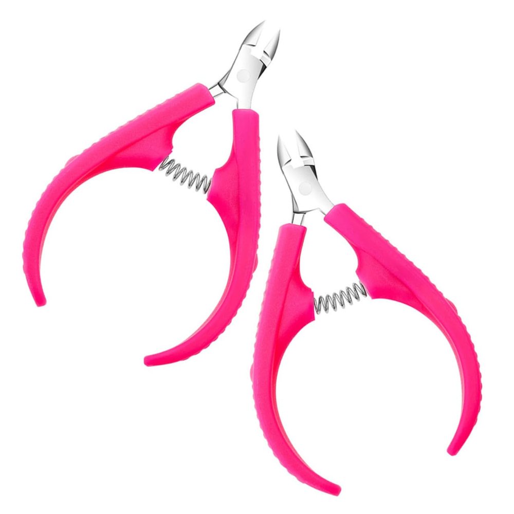 Professional Stainless Steel Cuticle Trimmer, 2 Pieces