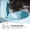 Submersible Pump for Pet Water Fountain with Light, 5V 1A, ABS, White view 3