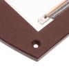 ifundom Adjustable ABS Cat and Dog Door with Two-Way Access and Secure Lock, for Interior Doors, Coffee view 3