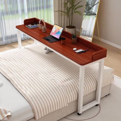 Mobile Overbed Table with Wheels and Sound Barrier