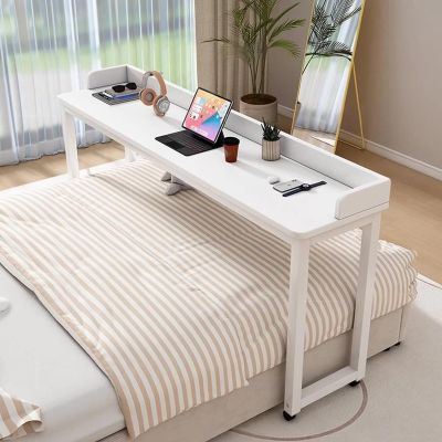 DSEWTEZXI Mobile Overbed Table with Wheels