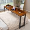 Modern Multifunctional Mobile Overbed Table with Wheels view 1