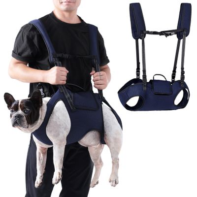 Duuclume Dog Carrier Backpack with Legs, Handle, Multifunctional Travel Bag for Medium and Large Dogs, XL
