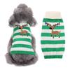 PengGengA Christmas Sweater for Dogs, Red-White Deer, Size M view 3