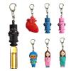 Syringe-Shaped Ampoule Opener Keychain with Rubber Cutter view 3