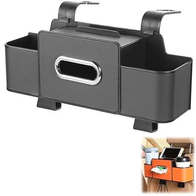 3-in-1 Car Backseat Organizer with Tissue Box and Drink Holder