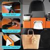 3-in-1 Car Backseat Organizer with Tissue Box and Drink Holder view 4