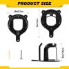 Metal Bridle Hooks - Horse Bridle Rack view 2