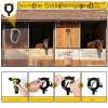 Metal Bridle Hooks - Horse Bridle Rack view 3