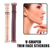 2-Piece Face-Lifting Bands, Invisible Slimming Strap with Clips, Brown view 3