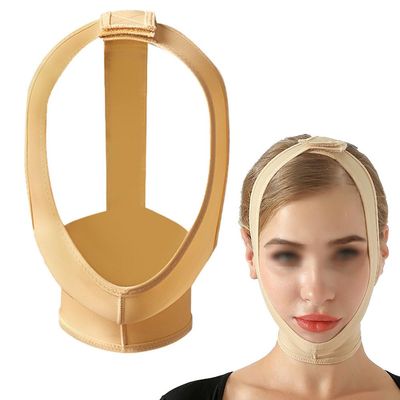 JHNGYJY Postoperative Chin Compression Band for Face and Neck | Adjustable Facial Band After Liposuction, Double-Chin Reducer & Cheek-Lifting Band, S