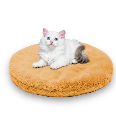 Waigg Kii Washable Reversible Flannel Pet Mat, Round or Square