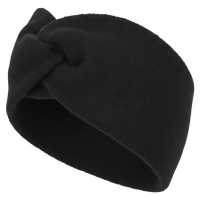 styleBREAKER Women's Fine-Knit Knot Headband, Black