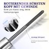 Mascara, 2025 Upgrade 3D Curling Metal Wand, Black view 3