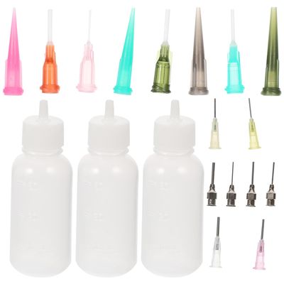 AUTSUPPL 30 mL Transparent Plastic Squeeze Bottles