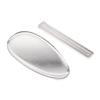 Glass Callus Remover, 2-Piece Set, Silver view 1